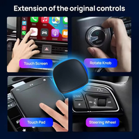 Boîtier Carplay universel sans fil Android 3 en 1 Qualcomm 6225 8core 8 + 128GB 4G SIM Carlink Apple Carplay Box Adapter