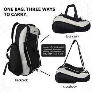 Nouveauté : Sac à dos de padel grande capacité avec logo personnalisé, sac à raquettes de pickleball et de <span class=keywords><strong>badminton</strong></span> - Product Image 6