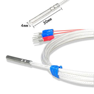 Sonda de termopar tipo K personalizable de 1 Nivel de acero inoxidable 316 PTFE <span class=keywords><strong>Sensor</strong></span> de temperatura de cable Chapado en plata Soporte OEM - Product Image 6
