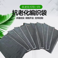 Promotion : Toile de protection industrielle noire en PE tissé, recyclable, résistante au soleil et anti-vieillissement, version épaissie, pour protection des pentes contre les inondations