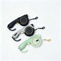 Laisse LED pour chiens en nylon, robuste, tendance, imperméable, réfléchissante, rechargeable, avec rubans