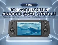 Powkiddy X28 Android 11 Unisoc Tiger T618 Écran tactile IPS de 5,5 pouces Console de jeu rétro portable Google Store