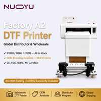 Nueva Impresora DTF NUOYU A2 de Fábrica con 2 Cabezales, Tinta de Pigmento, Máquina Agitadora Todo en Uno de 420MM, Venta al por Mayor para Distribuidores Globales, OEM Disponible