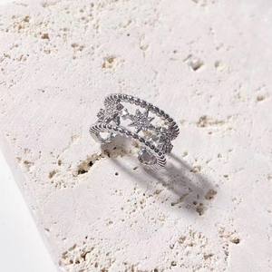 Bague ouverte Wenchi S925 en argent sterling pour femme, diamant étincelant taille ovale, luxe haut de gamme, mode personnalisée, modèle Index - Product Image 3