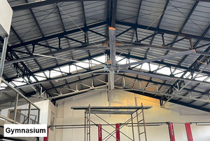 Ventilateur industriel de grande taille RTFANS de 24 pieds pour entrepôt, ventilateur PMSM HVLS - Product Image 4