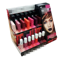 Expositor de Cartón para Brillo Labial de Alta Calidad, Personalizable con Tamaño de Orificios, OEM/ODM