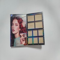 Magnifique palette de maquillage vide pliable, grand format, multi-compartiments, en carton épais, pour poudres, marque privée et collection de beauté personnalisée