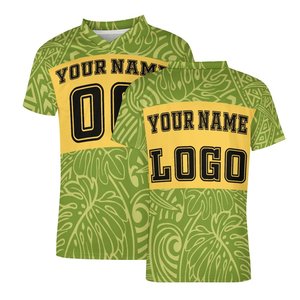 Fabricants de vêtements personnalisés sur demande, maillots de Football respirants pour hommes, t-shirts de sport polynésiens - Product Image 6
