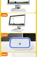 Printer termal kasir Android semua dalam satu, mesin Printer POS nirkabel layar sentuh Desktop sistem Pos murah