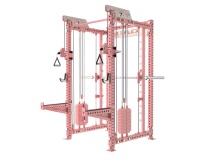 Machine de système de poulie double réglable de croisement de câble d'entraîneur d'équipement de forme physique multifonctionnel de gymnase commercial