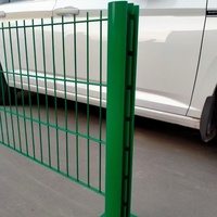 Universiteitsgebied 868 Twin Wire Yard Fence Hoge Dichtheid Gelaste Gaasomheining 6ft PVC Gecoate Ranch Campus Woon-/Leszone