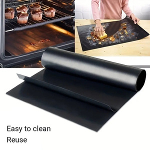 BBQ <b>Mats</b> Oven Bottom Liners Reusable Non-stick Baking <b>Mats</b> Outdoor Party Protective <b>Mats</b> Kitchen Tools Heat Resistant <b>Mats</b> - Product Image 1