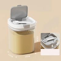OWNSWING Pot distributeur de lait en poudre pour bébé pour la maison, récipient distributeur de formule avec cuillère Boîte à café hermétique