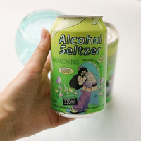 Fabricant de bière de marque privée bière à haute teneur en alcool 8% vol 330ml 500ml bière aromatisée prix des boissons alcoolisées en Chine
