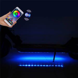 Nueva Tira de Luces LED para Patinete Eléctrico <span class=keywords><strong>M365</strong></span>/<span class=keywords><strong>Pro</strong></span>/<span class=keywords><strong>Pro</strong></span> 2/1S, Decorativa, de Seguridad para Ciclismo Nocturno, Acrílica, LED de 1m, Estroboscópica - Product Image 5