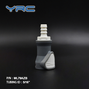 Conector rápido de plástico YRC 5/16 Envoltura de pegamento TPE Asiento de montaje sin panel - Product Image 2