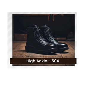 Zapatos de seguridad de cuero genuino duradero para hombre, suela resistente, diseño con cordones, ajuste cómodo, uso diario, calzado de trabajo industrial. - Product Image 3