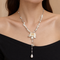 Collier pendentif croix gothique, collier ras du cou à franges multicouches pour femmes, style grunge audacieux