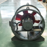 Ventilateur axial à faible bruit certifié CE, à roulements à billes, en acier au carbone, haute efficacité, pour hôtel, bureau, bâtiment, ventilation CVC