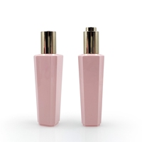Vente en gros de pompe unique personnalisée vide pot de crème pour le corps et le visage rose bouteille de sérum shampooing lotion contenant d'emballage en plastique Pp pour soins de la peau
