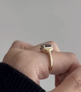 Joyería Fina Personalizada, Anillo Sólido Real de Oro de 9k, 10k, 14k, 18k, Oro Blanco, Amarillo y Rosa, Diamante/Gema de Laboratorio, Fabricación en Fábrica - Product Image 3