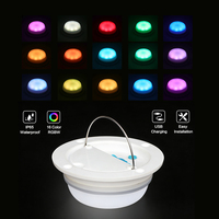 Ampoules décoratives LED à télécommande, étanches IP65, changement de couleur RVB, lampes de nuit à intensité variable, batterie au lithium, Noël