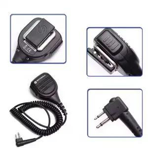 Micrófono de altavoz al por mayor, mejor calidad fabricante de China Ptt Walkie Talkie con conector de auriculares de 3,5mm para GP3688 GP340 CP040