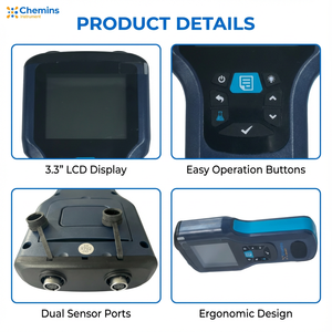 Analizador de Calidad de Agua Multiparamétrico Portátil para Monitoreo de pH, DO, Turbidez, DQO, TSS, Amoníaco y Nitrógeno EXO-204 - Product Image 3