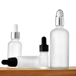 Hot bán 5ml 10ml 15ml 20ml 30ml 50ml 100ml Frosted <span class=keywords><strong>Glass</strong></span> tinh dầu Chai Thủy Tinh Huyết thanh dầu Chai nhỏ giọt - Product Image 3