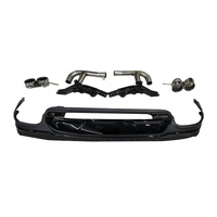 Nouveau diffuseur noir brillant PNB pour Audi Q7 SQ7 2020-2023, séparateur de pare-chocs arrière avec embouts à visser, garantie 1 an
