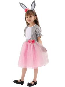 MS New Update Children Tutu Dresses Performance Kids Carnival Clothes With <b>Headband</b> Happy <b>Easter</b> Bunny Dress for Girls - Product Image 4