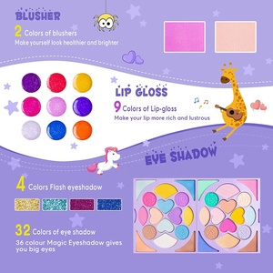 Nouvelle <span class=keywords><strong>palette</strong></span> <span class=keywords><strong>de</strong></span> <span class=keywords><strong>maquillage</strong></span> licorne avec miroir, jouets <span class=keywords><strong>de</strong></span> <span class=keywords><strong>maquillage</strong></span> pour filles, ensemble tout-en-un - Product Image 4
