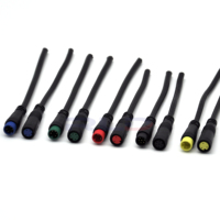 Connecteur de câble étanche IP65 3 4 5 6 8 9 10 broches, câble d'extension 1m 2m 5m pour vélos électriques et trottinettes, connecteur de fil M6 M7 M8