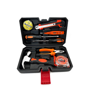 Household Tool Kit 37x23x7.5cm Combination Set With Hammer Screwdriver Pliers Measuring <b>Tape</b> Utility Knife <b>Electric</b> Pen In Case - Product Image 4