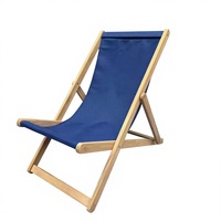 Chaise longue pliante d'extérieur en teck, chaise de plage inclinable réglable et portable en bois pour patio
