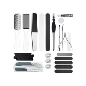 Stainless Steel Pedicure Set Customizable Manicure <b>Nail</b> Care Grooming <b>Kit</b> for Salon Spa and Home Use - Product Image 1