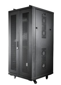 Armoire de charge USB SPCC 16 ports, 3 niveaux, avec porte avant en verre trempé et porte arrière grillagée, 600 mm, en stock - Product Image 3