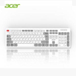 Acer OAK920 clavier de travail sans fil coque mince ergonomique 108 touches batterie longue durée frappes silencieuses pour - Product Image 1
