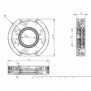 Outil de remplacement du module de signal ZIMMER Quick-Change WWR125L-B, mandrin latéral d'outil WER05LS19S19 - Product Image 1