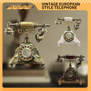 Teléfono europeo antiguo Grabación de información para fiesta de boda Libro de mensajes vintage Fiesta de cumpleaños Bendiciones de voz únicas - Product Image 6