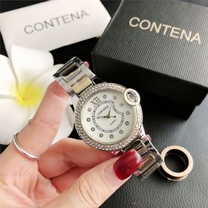 Reloj de Cuarzo para Mujer, Caja de Aleación, Correa de Cocodrilo, Estilo Ejecutivo, Fecha Perpetua, Diseño de Moda con Diamantes y Madreperla - Product Image 6