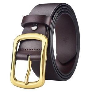 Vente d'usine, ceinture en cuir véritable pour homme, ceinture en cuir de vache, ceinture décontractée pour pantalon décontracté, boucle <span class=keywords><strong>à</strong></span> ardillon, style décontracté, affaires, vente en gros - Product Image 5