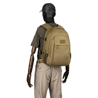 Sac à dos tactique imperméable avec fermeture éclair, grande capacité 35L, pour camping, trekking, escalade, cyclisme, système Molle, compatible ordinateur portable