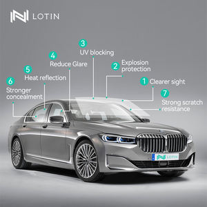 Film solaire pour vitres de voiture à prix compétitif d'usine, film de protection teinté en PET pour voiture, film monocouche anti-éblouissement - Product Image 4