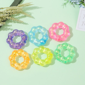 Bracelet TPR Arc-en-ciel à Presser, Jouet Sensoriel Anti-Anxiété à Porter, Jouet Fidget pour les Doigts, Cadeau de Décompression Anti-Stress pour Enfants - Product Image 5