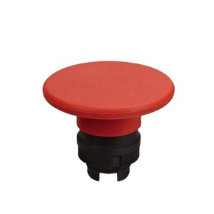 Botón Pulsador de Retorno por Resorte LAY5-ER4 Rojo Tipo Hongo 10A 220V Plástico PC - Product Image 1
