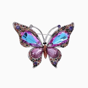 Broche <span class=keywords><strong>de</strong></span> Mariposa Vintage con Cristales <span class=keywords><strong>de</strong></span> Estrás, Broches <span class=keywords><strong>de</strong></span> Diamantes Morados <span class=keywords><strong>Aurora</strong></span>, Broches <span class=keywords><strong>de</strong></span> Moda para <span class=keywords><strong>Mujer</strong></span>, Accesorios para Blazers, Aleación <span class=keywords><strong>de</strong></span> Zinc - Product Image 5