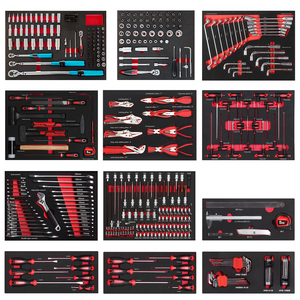 Mechanische gereedschapswagen met 416-delige handgereedschapset, harde koffer, 12 laden, OEM aanpasbaar, verrijdbaar opbergmeubel - Product Image 3
