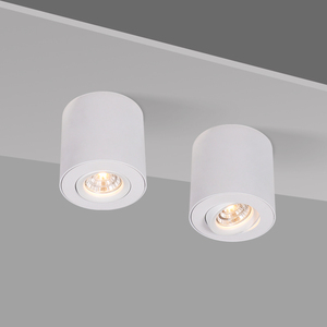 ไฟดาวน์ไลท์ LED แบบฝังสีขาวมินิมอล 3000K 2700K IP44 หมุนได้ 360 องศา ป้องกันการกระพริบ 9.5w ไฟติดเพดานแบบติดพื้นผิว - Product Image 1