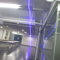 Source de lumière laser à point bleu 465nm 4500mw avec mise au point réglable, lampe de module laser à diode de ligne de réticule de ligne de 22x110mm